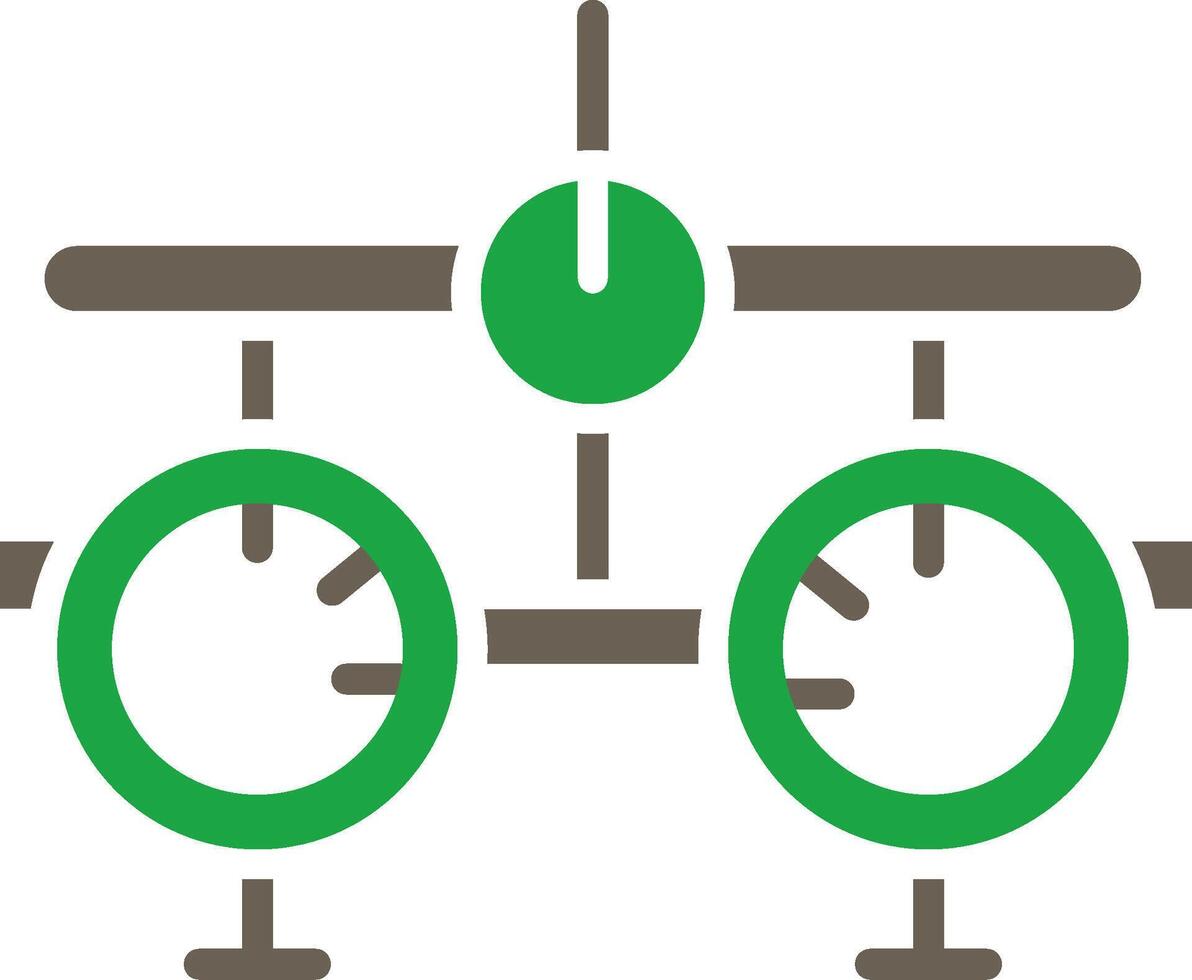 optometrista sensible aplicación ui forma vector