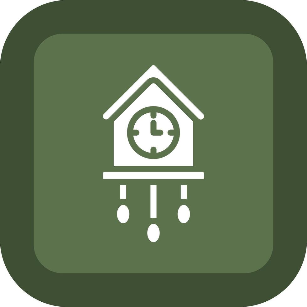 Cuckoo Clock Wireframe Mobile App Design vector