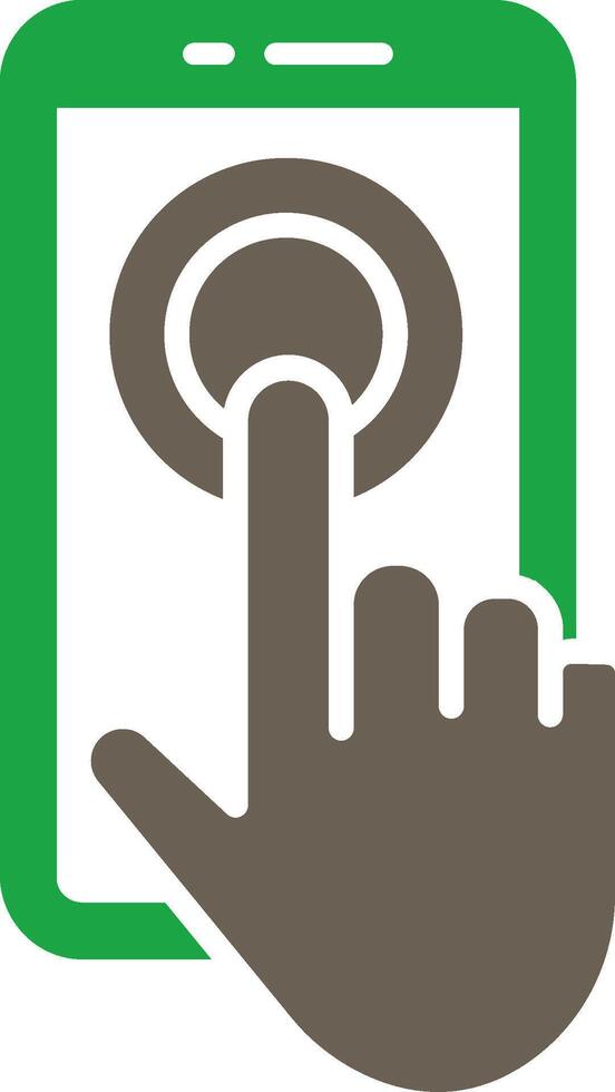 Touch Screen Clean Frame Design Object vector