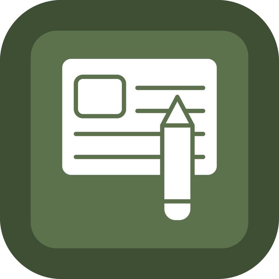 Blogger Three Dimensional Rendered Symbol vector