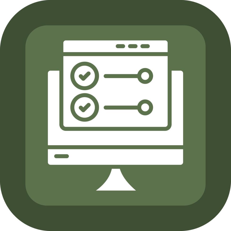 Project Status Flat User Interface Form vector