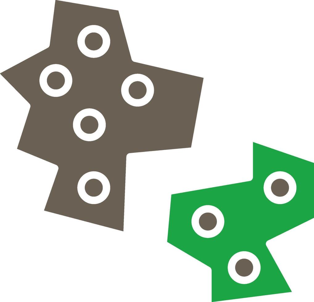 Meteorites Coded User Interface Symbol vector