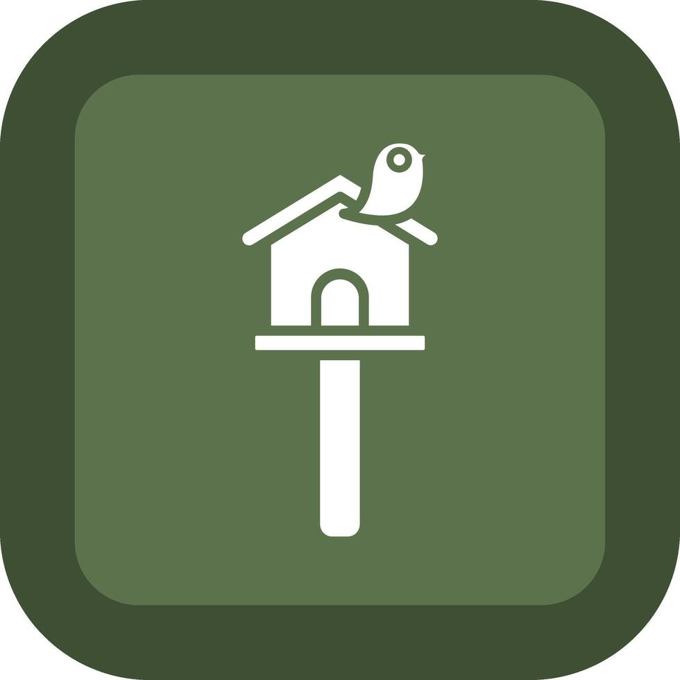 Bird House Custom Line Based Element vector