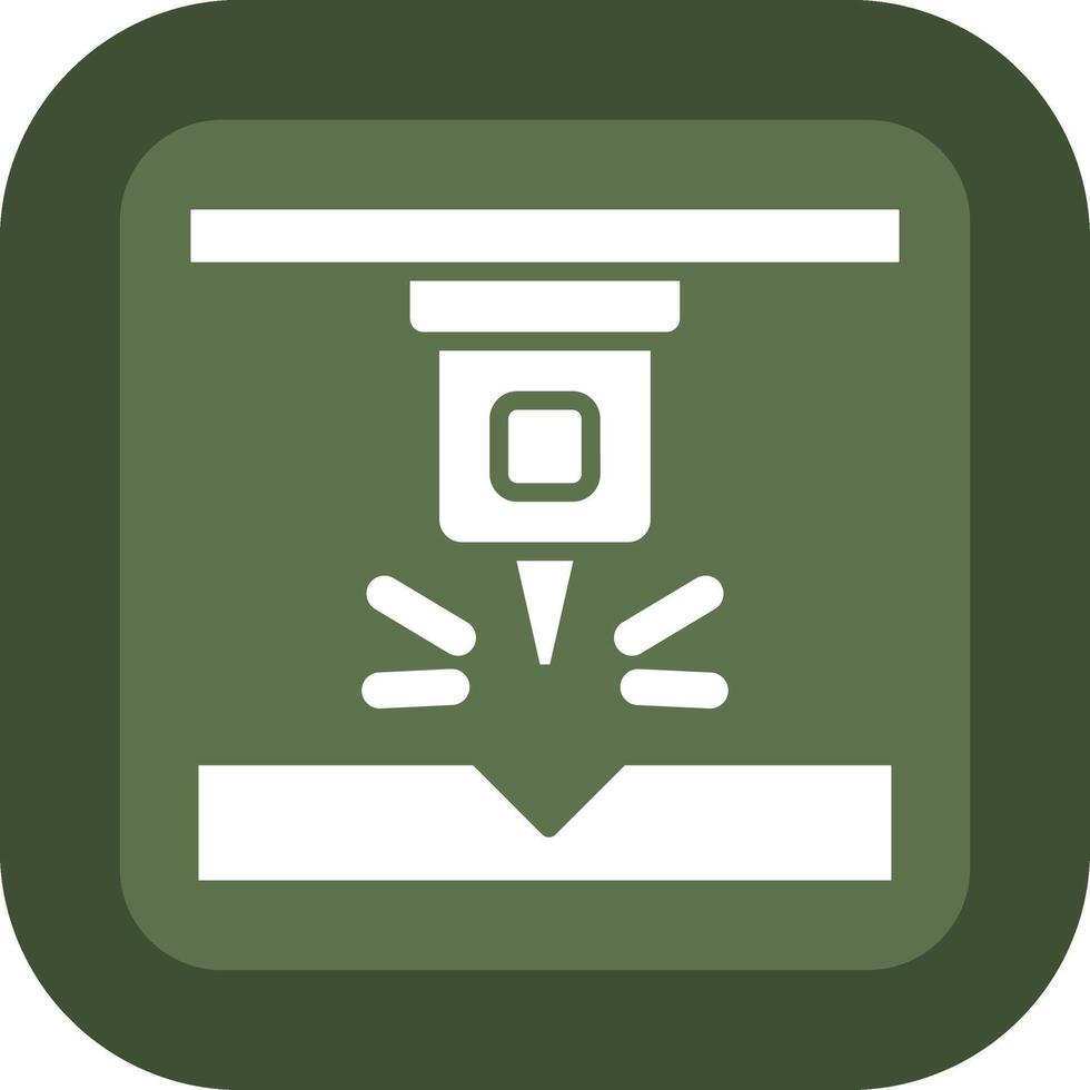 láser corte vívido solicitud ui elemento vector