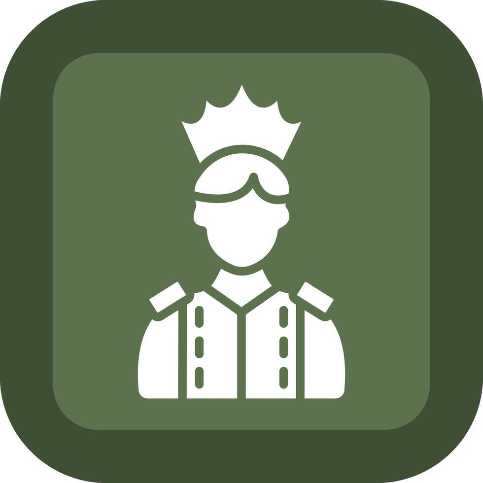 King Three Dimensional Interface Shape vector