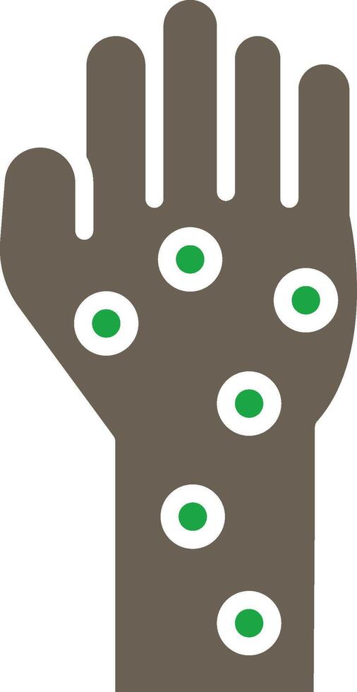 Hand Rash Interactive User Interface Design vector