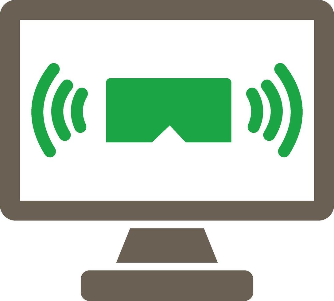 Streming Interactive User Interface Design vector