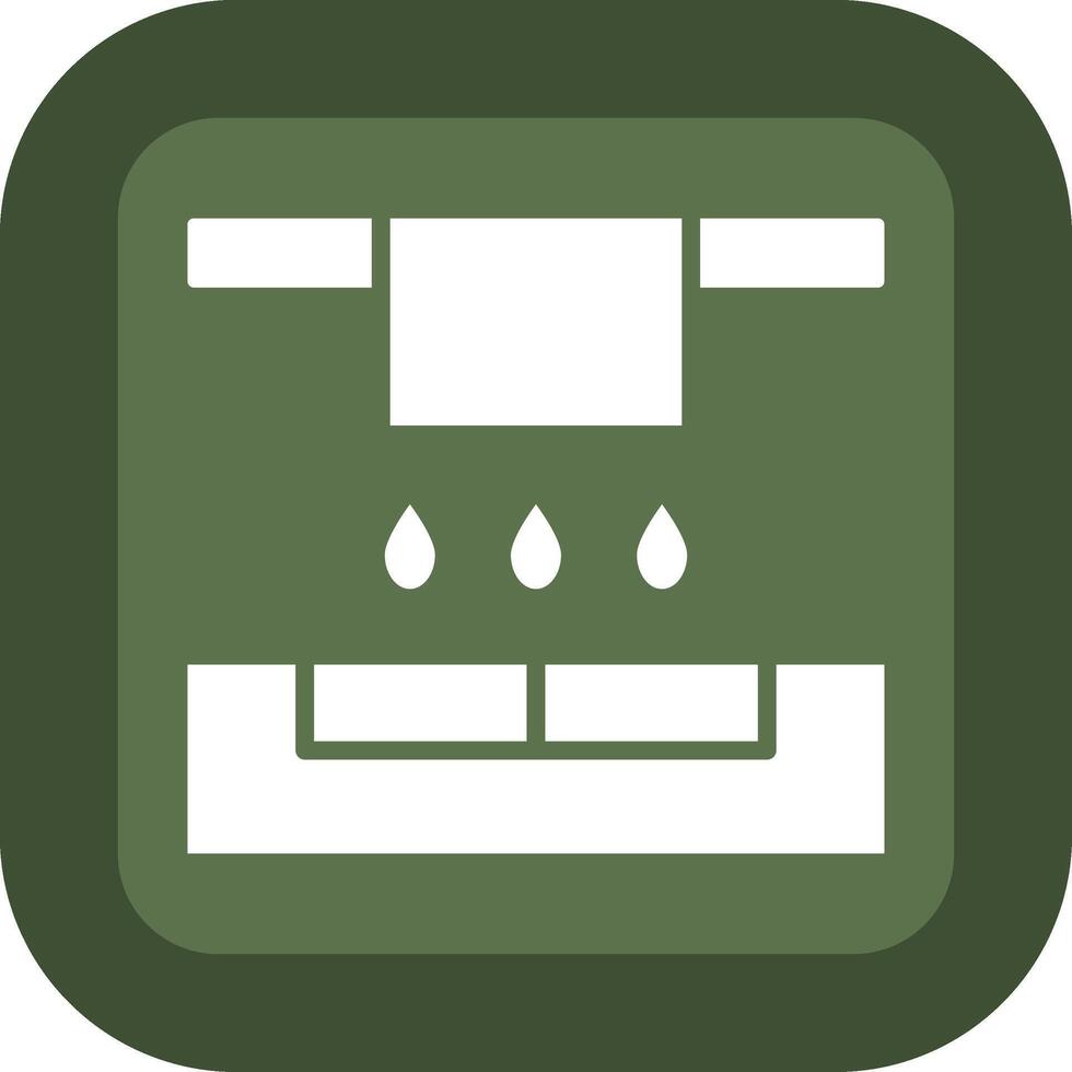 Binder Jetting Color Block Style Badge vector