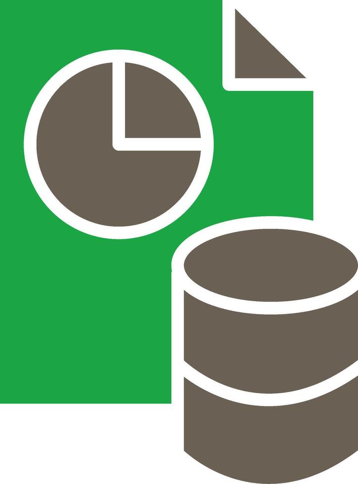 Pie Chart Compact Web Icon Symbol vector