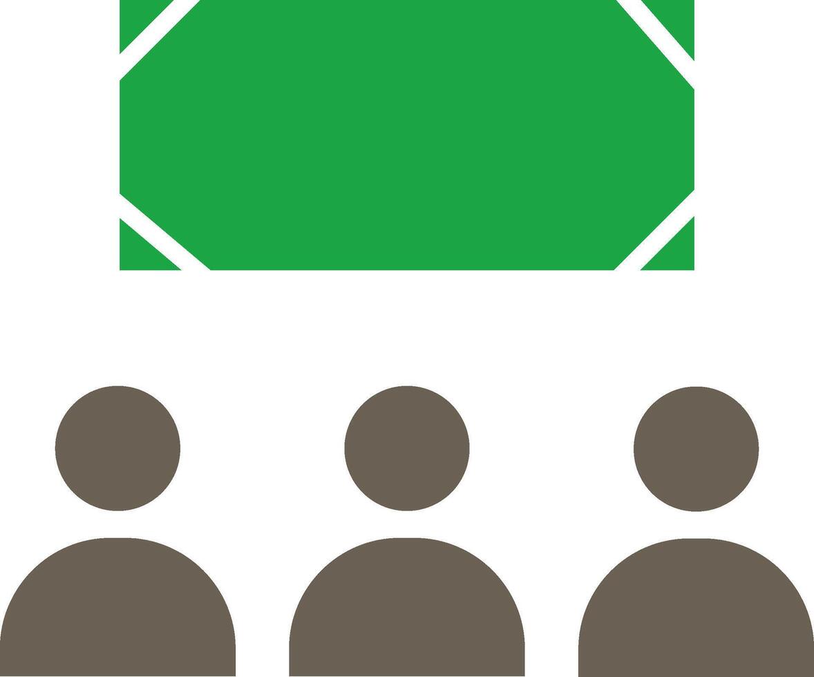 Classroom Iconic Line Based Form vector