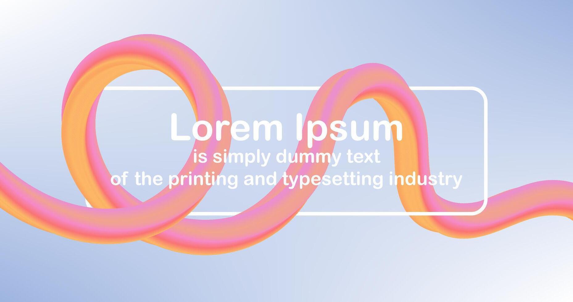 Pastel Liquid Shapes on Abstract Background with Gradient Mesh Presentation Template vector