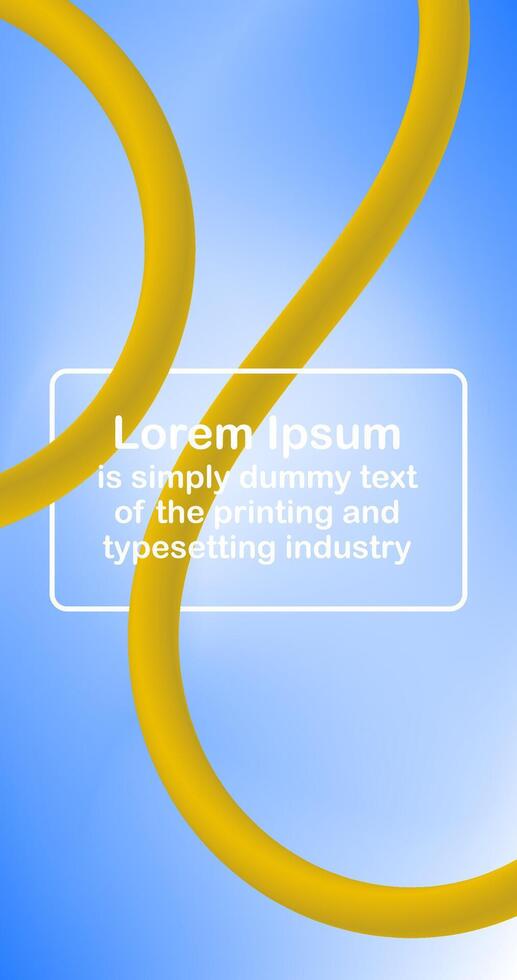 Abstract Blue Sky background with Copy Space and Editable Text Mock up Template vector