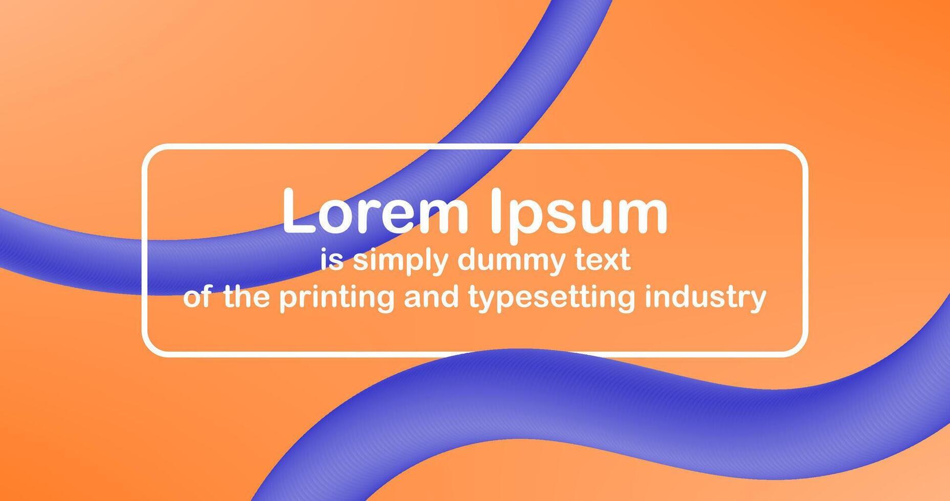 Abstract Poster background Template with Curve lines and Copy Space Gradient vector