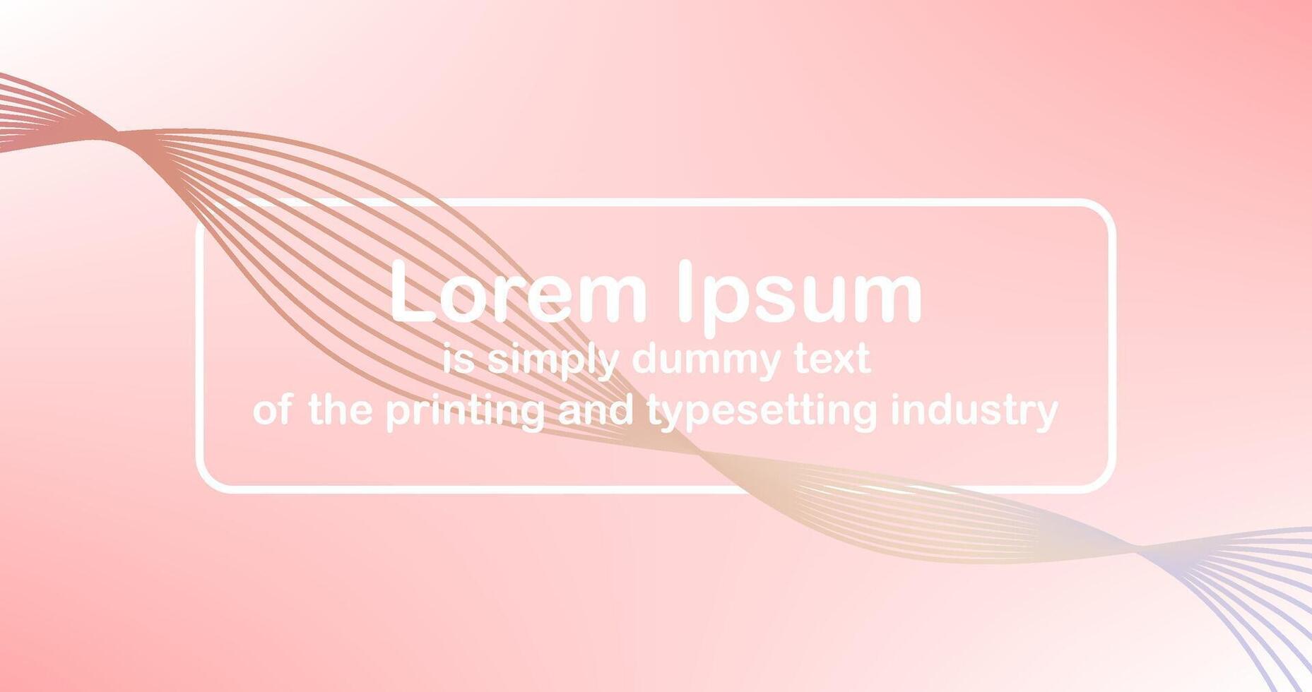 Gradient Abstract Background with Curve Lines and Editable text Infographics Presentation Element vector