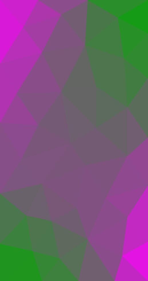 Green Pink Abstract Low polygonal background Triangular design vector