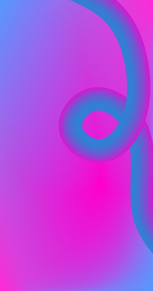 Abstract background with blue and pink gradient Fluid Curve Mesh on Copy Space for Poster design vector