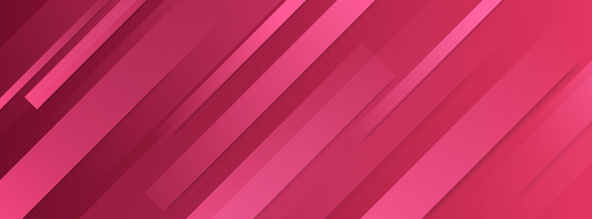 Abstract pink geometric background with diagonal lines vector