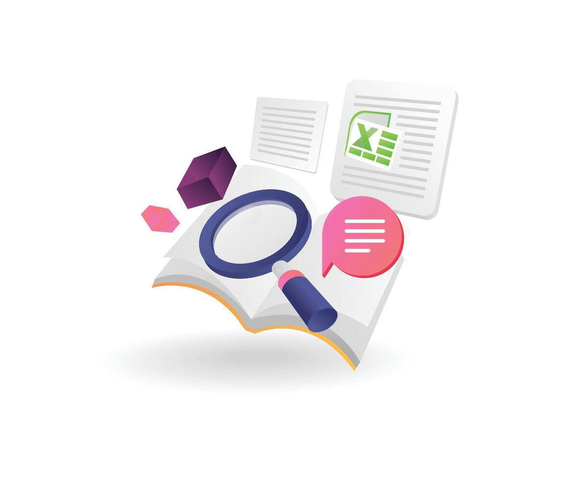 Excel tools for data analysis vector