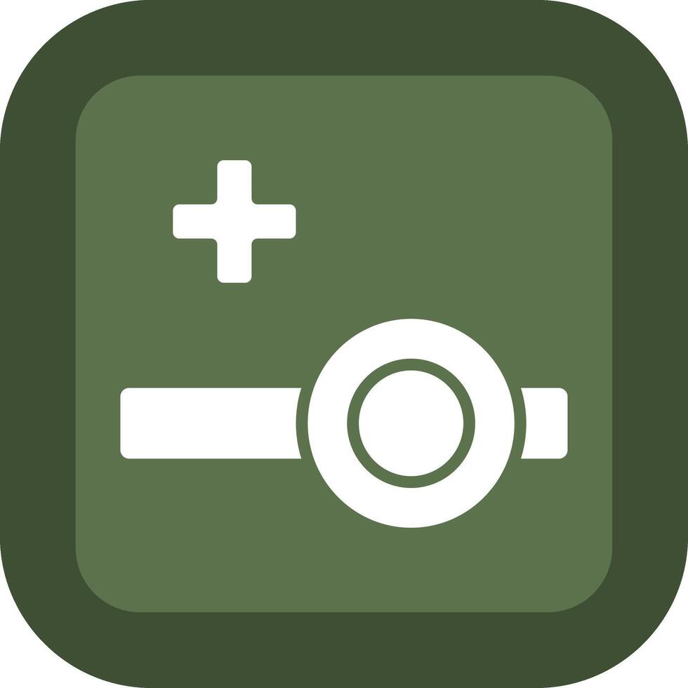 Head Mirror Color Block Style Badge vector