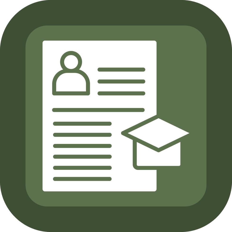 Student Record Gradient Color Style Form vector