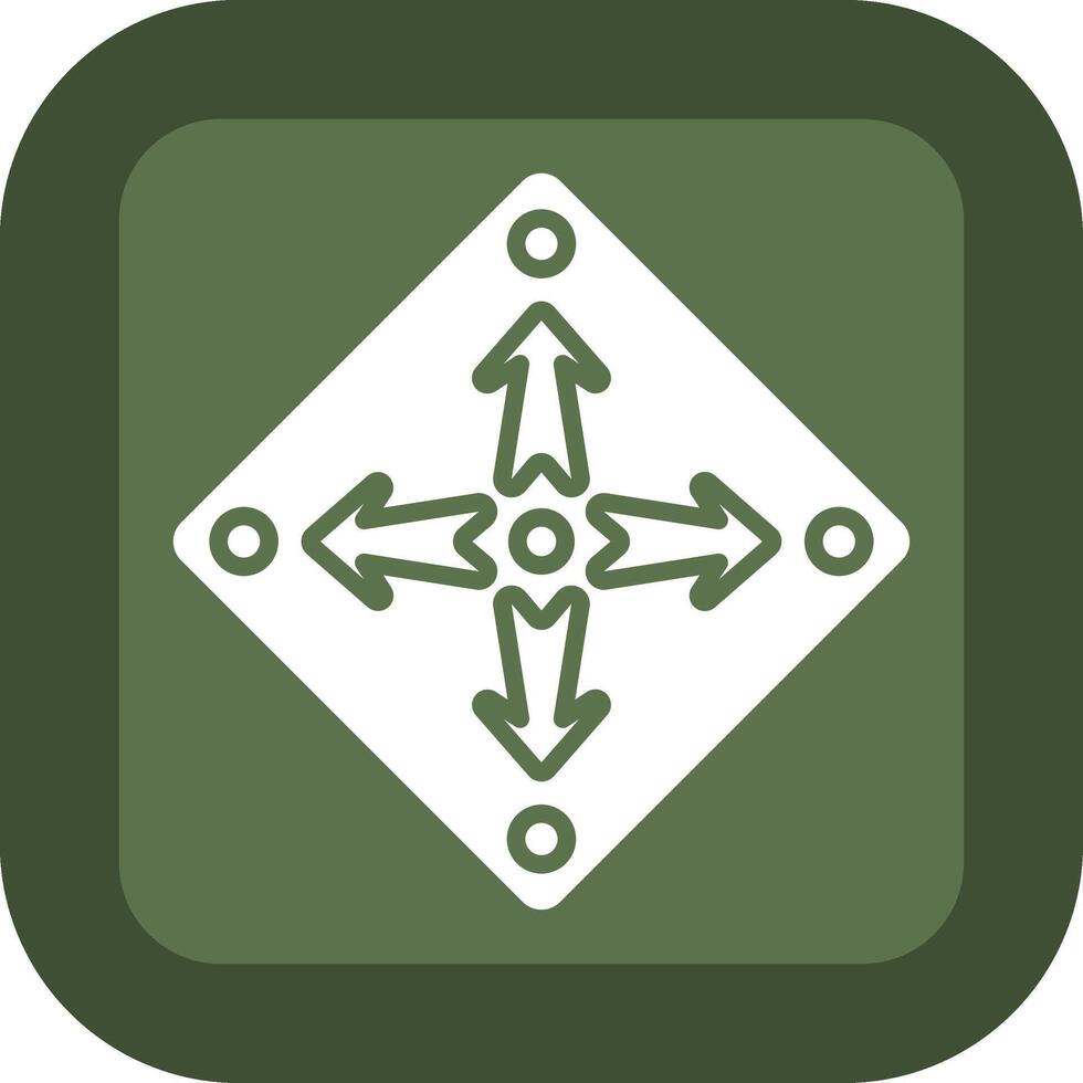 Expand Arrow Digital Application Concept Design vector