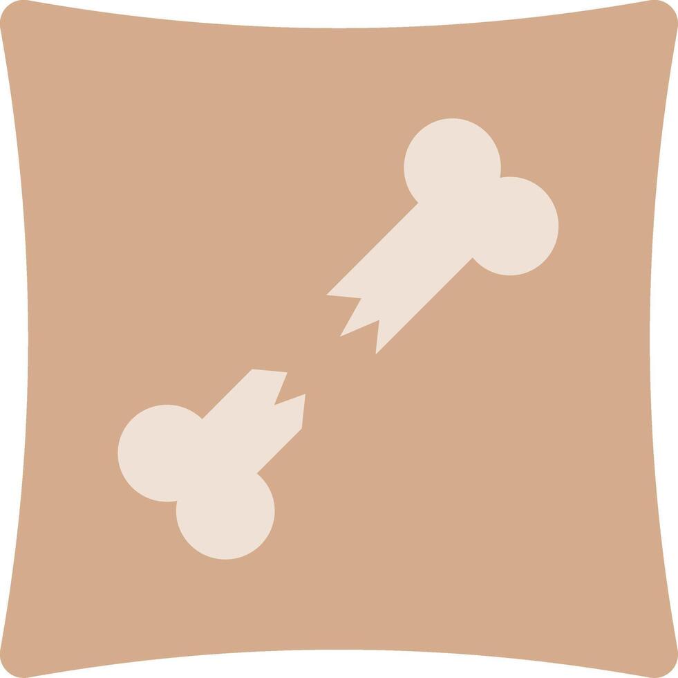 Broken Bone Sharp Linear Edge Mark vector