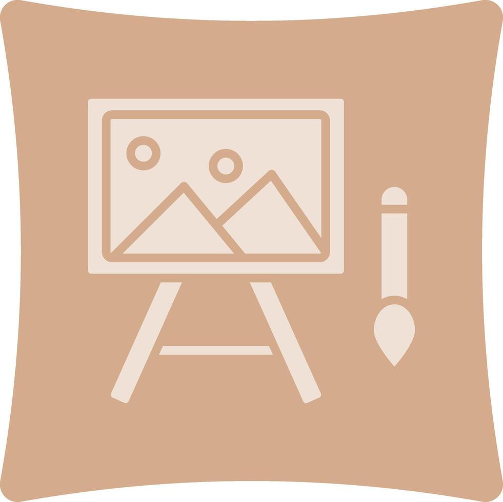 Painting Web Based Design Element vector