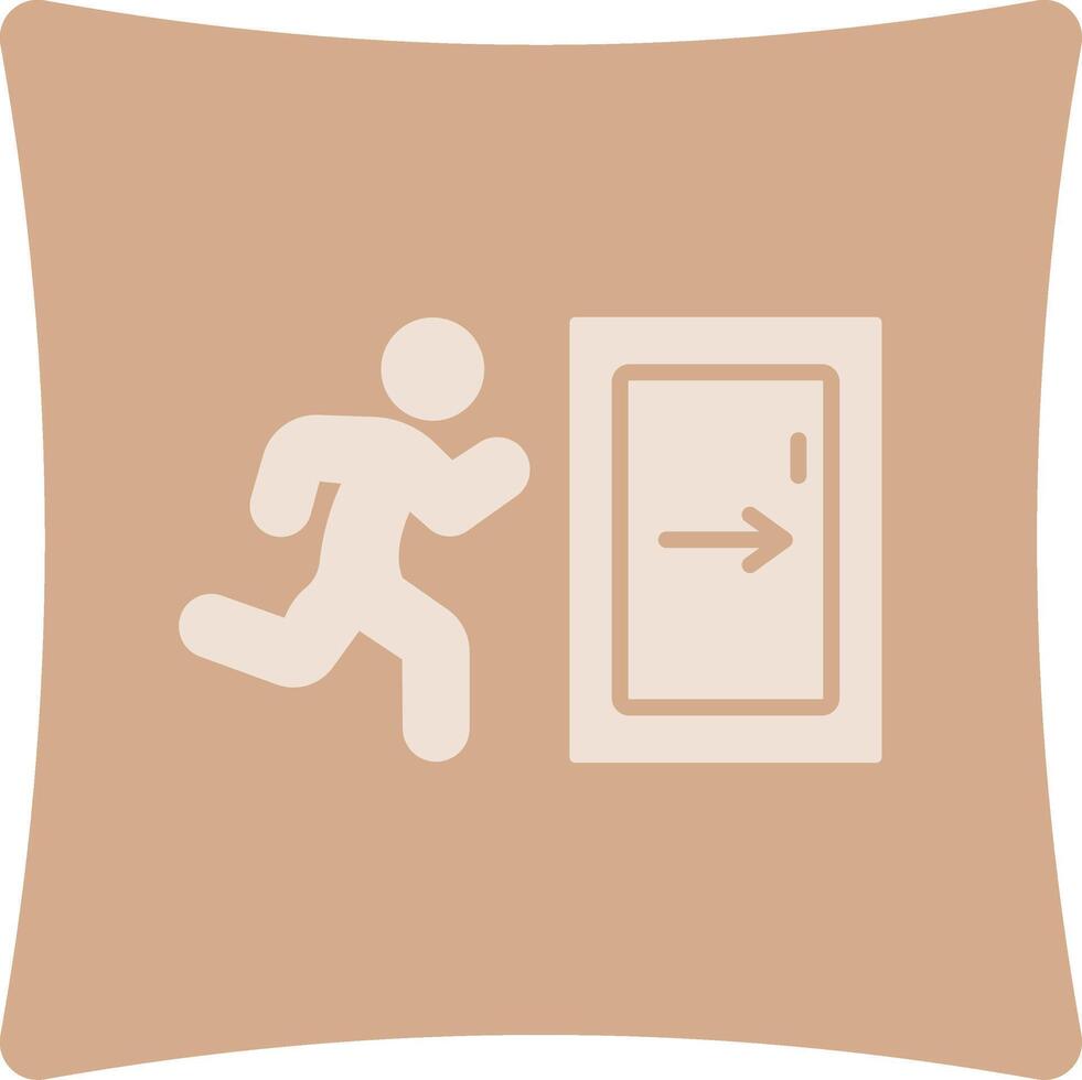 Emergency Exit Modular Graphic Form vector