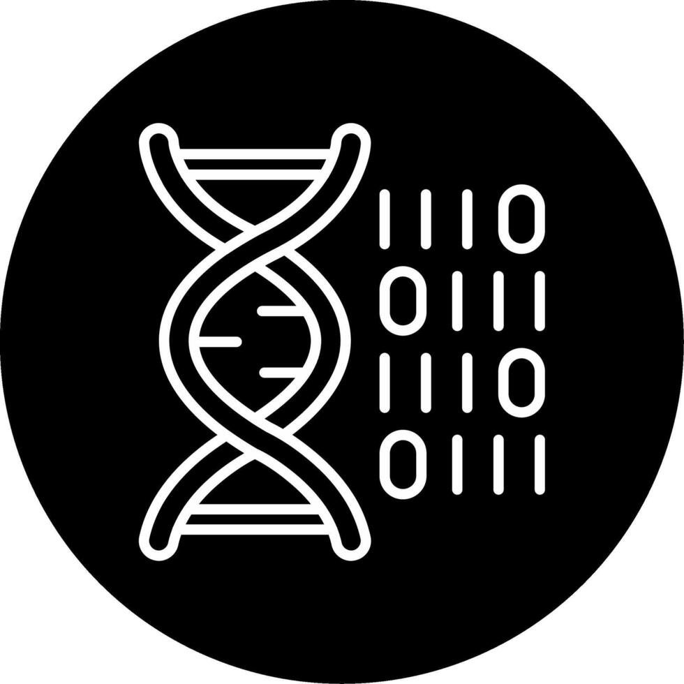 Genetic Code Structure Line Circle Inverted vector