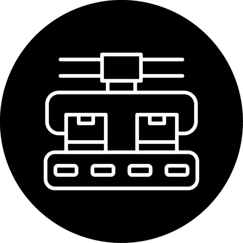 Automated Storage Retrieval System Line Circle Inverted vector