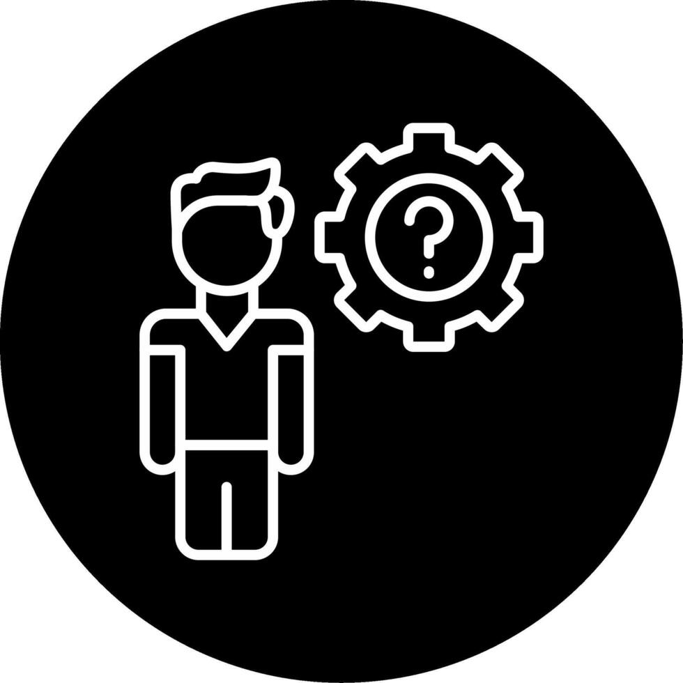 Repeated Work Difficulties Line Circle Inverted vector