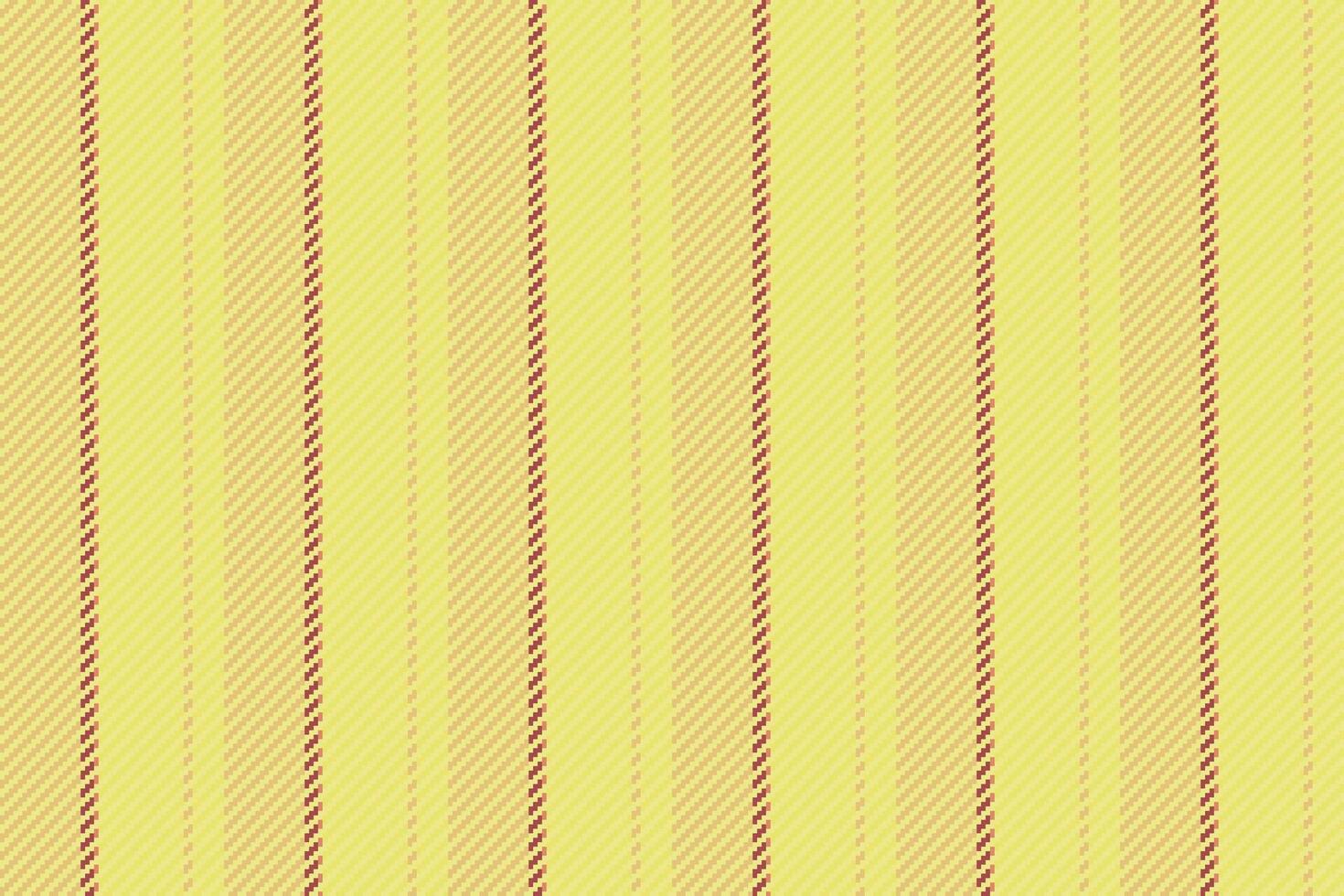 Classic textile fabric stripe, us vertical texture. Row lines background pattern seamless in khaki and yellow colors. vector