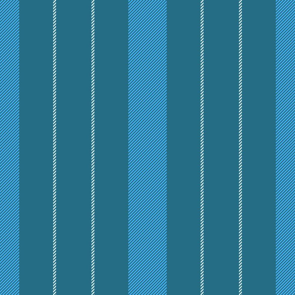 Saterial fabric texture textile, 40s vertical background seamless. Aecorating pattern lines stripe in cyan and light colors. vector
