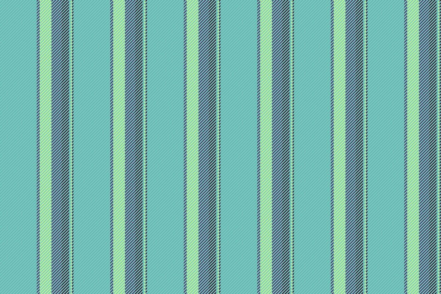 V0s lines textile background, costume stripe texture. Rive seamless pattern vertical fabric in pale teal and teal colors. vector