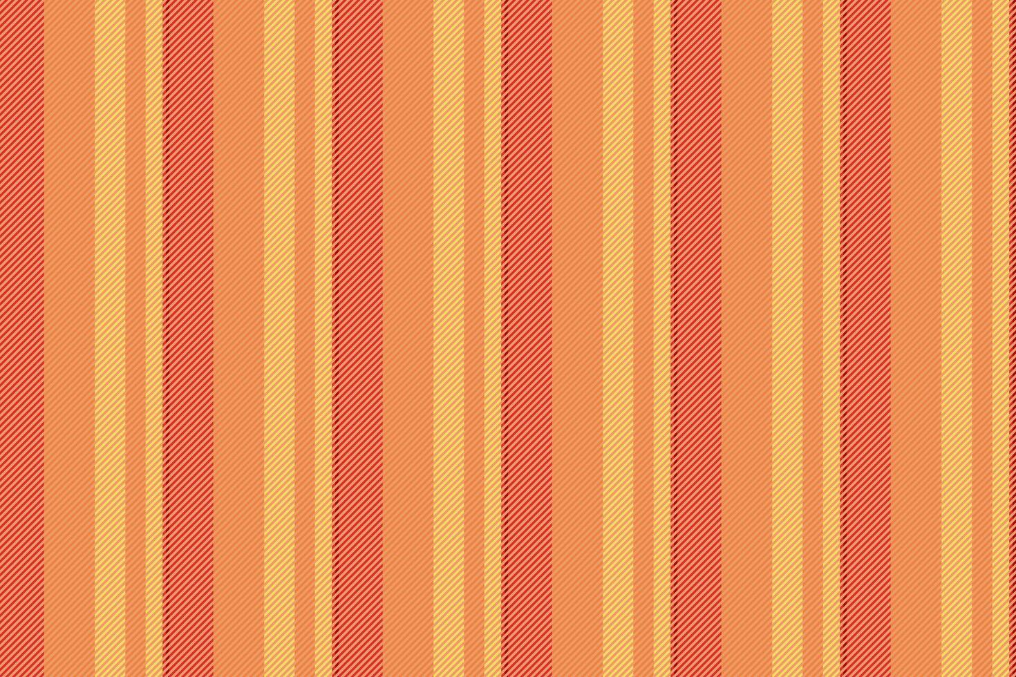 Best vertical lines fabric, room textile seamless background. Service texture pattern stripe in orange and red colors. vector