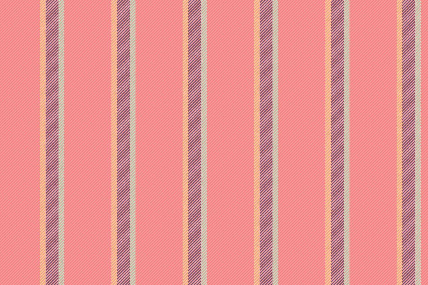 Fttire vertical texture lines, formal textile pattern seamless. Terry christmas background fabric stripe in red and light coral colors. vector