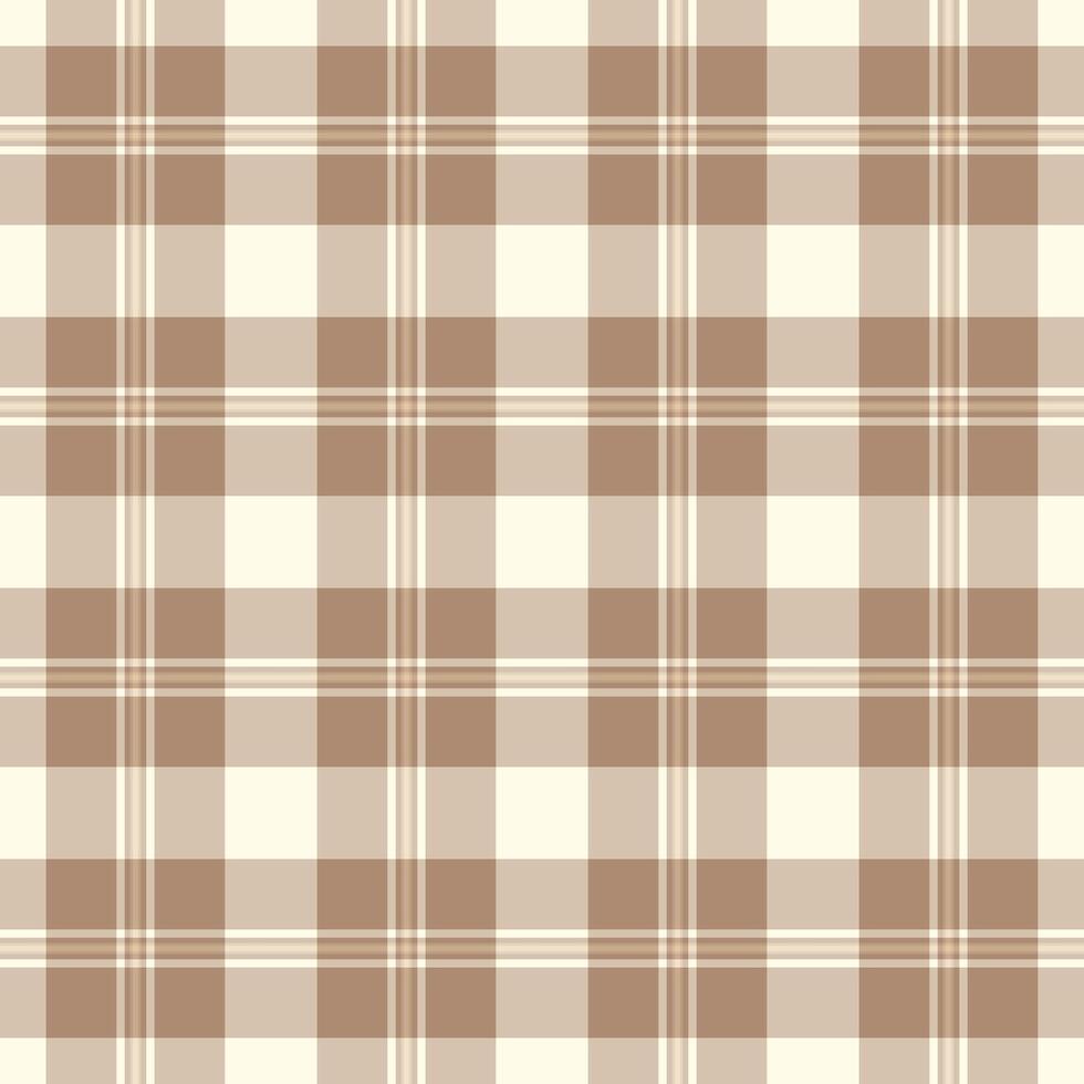 Classic plaid pattern in neutral tones. Timeless design suitable for backgrounds, textiles, and various graphic projects. Use for texture, fall, cozy, or vintage themes. vector