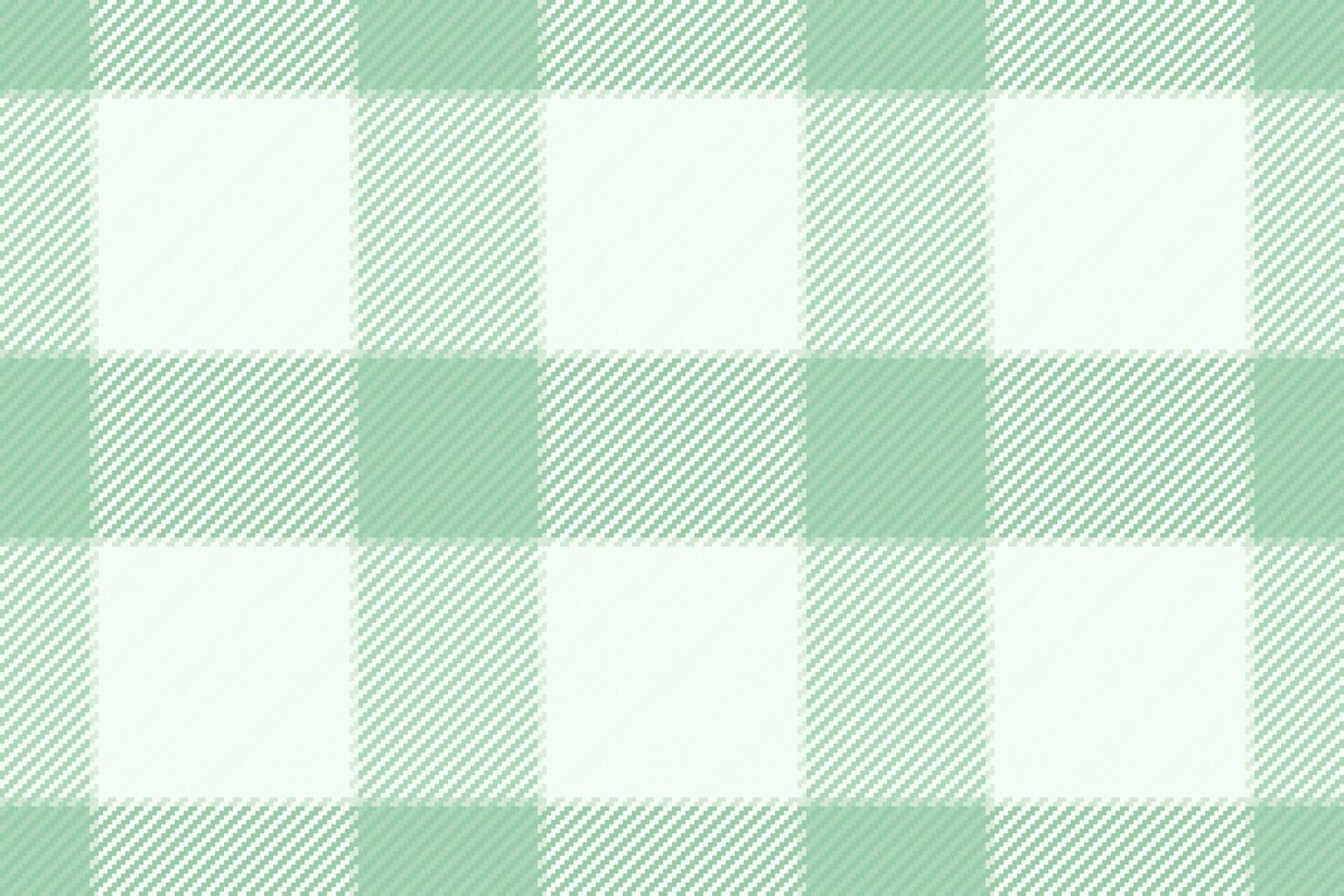 Seamless check pattern in soft green hues. Ideal for backgrounds, textiles, or any design needing a touch of rustic charm and gentle color. Versatile, calming, and aesthetic. vector