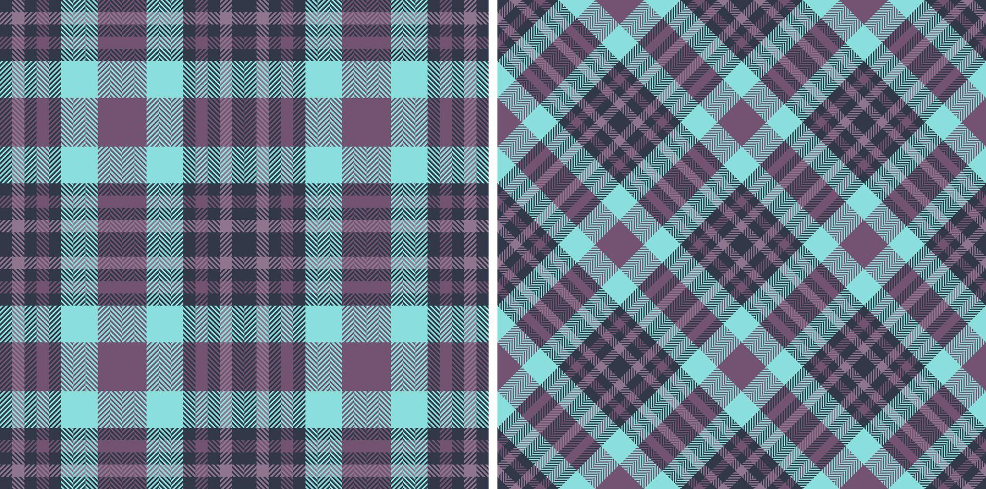 Seamless texture check of background textile fabric with a pattern plaid tartan. Set in vintage colors. Invitation card design ideas. vector