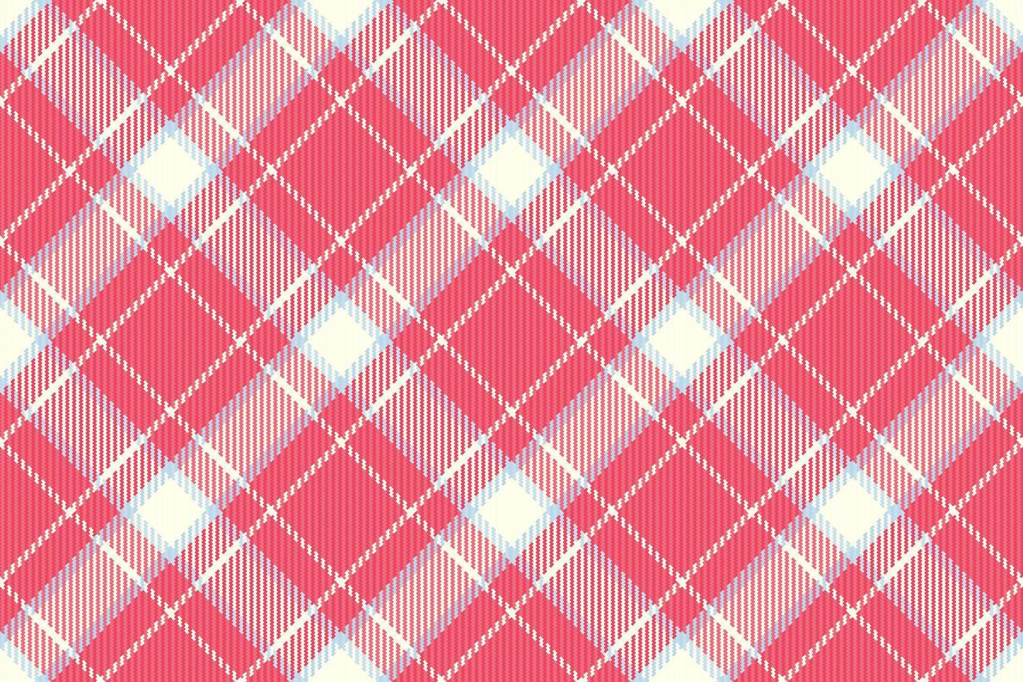 Warmth seamless pattern fabric, britain tartan textile check. Lined background plaid texture in red and light colors. vector