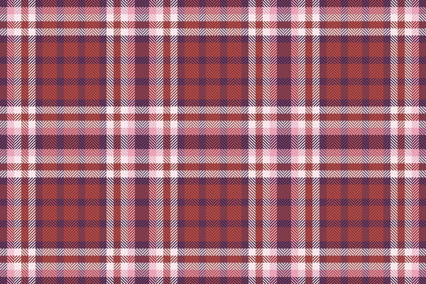 Classic plaid pattern. Seamless textile design featuring earthy tones. Ideal for backgrounds, apparel, or decorative arts projects, adding warmth texture. vector