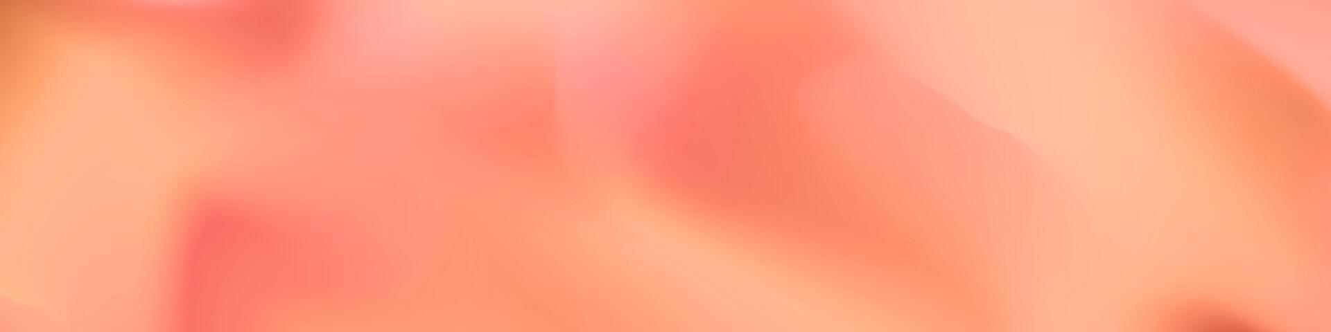 Peach liquid gradient abstract bckground pastel color. Yellow soft gradation summer texture vector