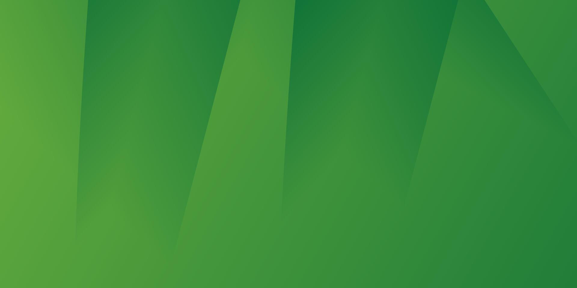 Abstract Green Geometric Shapes with Gradient and Modern Design. vector