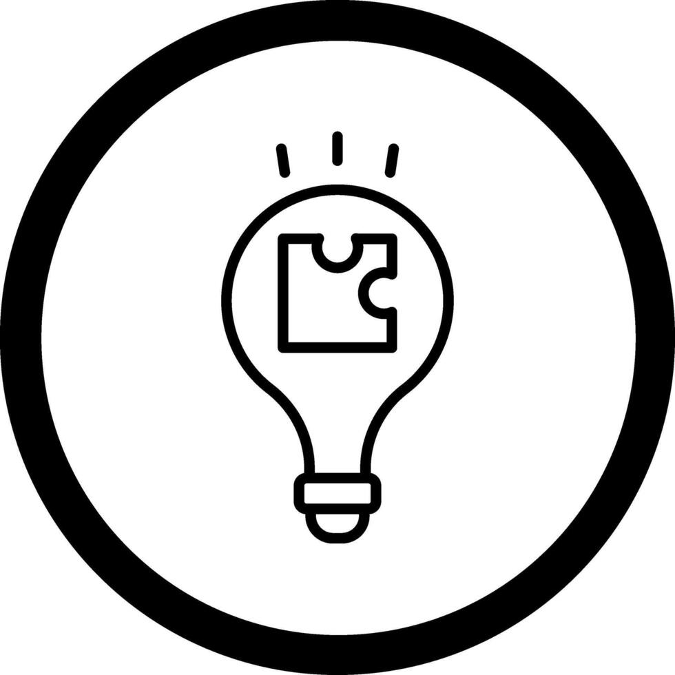 Problem solving User Interface Badge vector