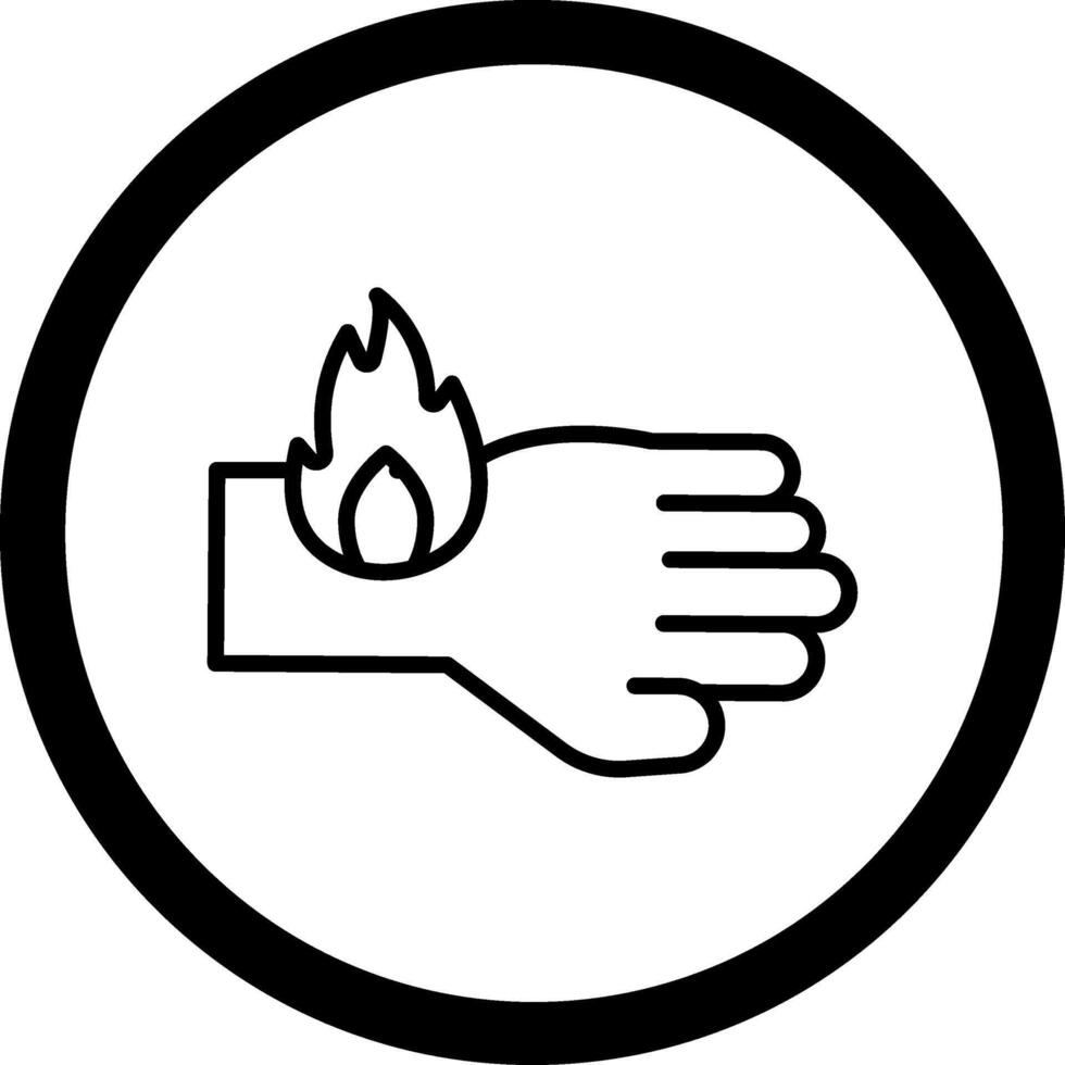 Flaming Skin Web Style Based Graphic vector