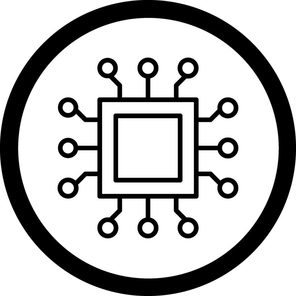 Processor Business Mobile App Graphic vector