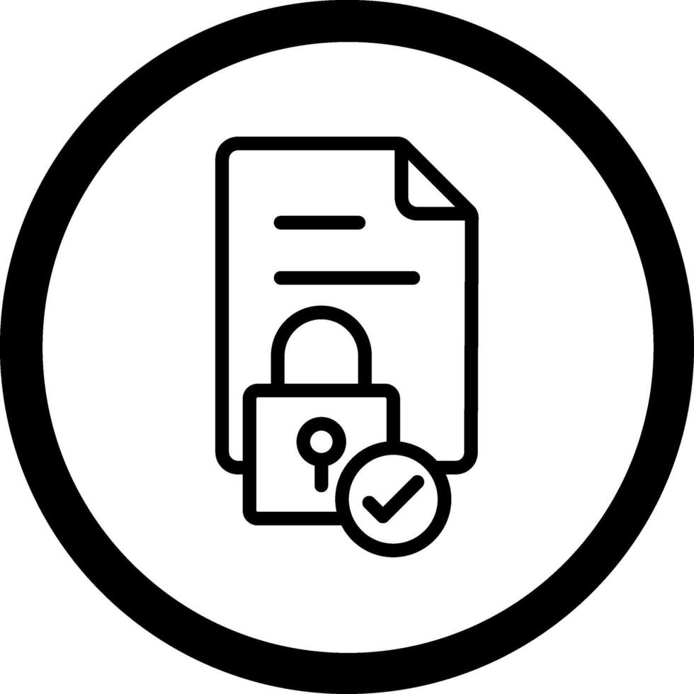 File Permissions Color Block Style Badge vector