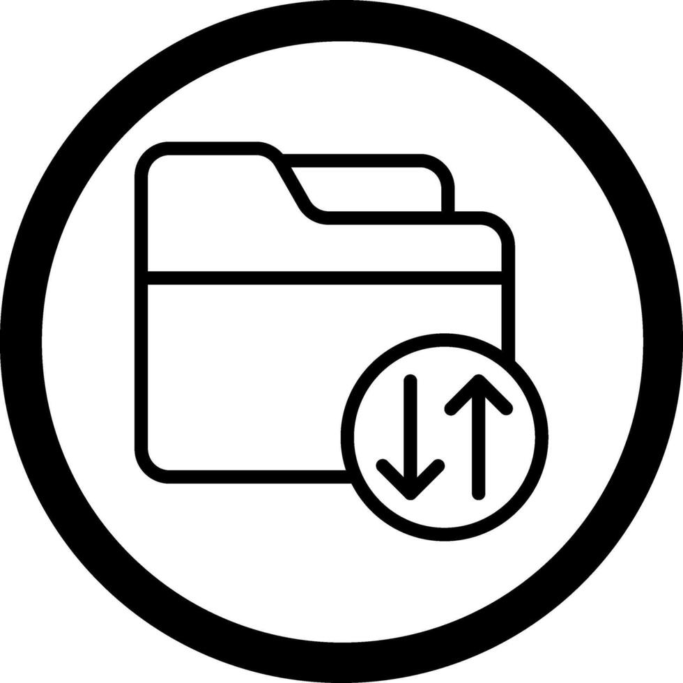 Folder Sort Vivid Application UI Element vector