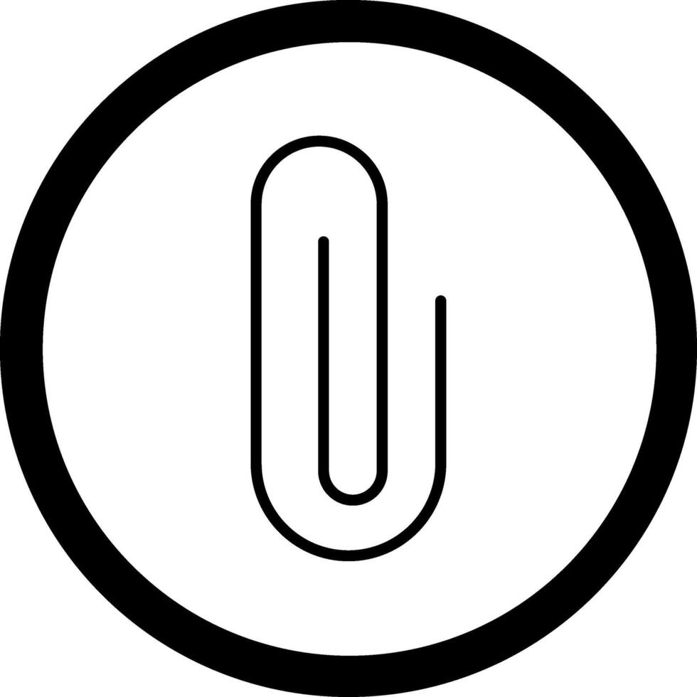 Paperclip Smooth Mobile App Visual vector