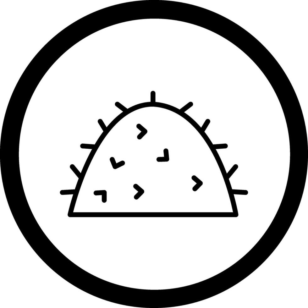 Haystack Three Dimensional Rendered Symbol vector